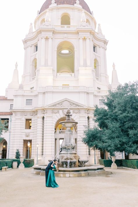 Pasadena City Hall Wedding - COMPLETE Guide for 2023! - Elyana Photography Colorado Street Bridge, Secret Elopement, Pasadena Wedding, City Hall Wedding Photos, Pasadena City Hall, Santa Barbara Courthouse, Old Train Station, Hill City, Photography Los Angeles