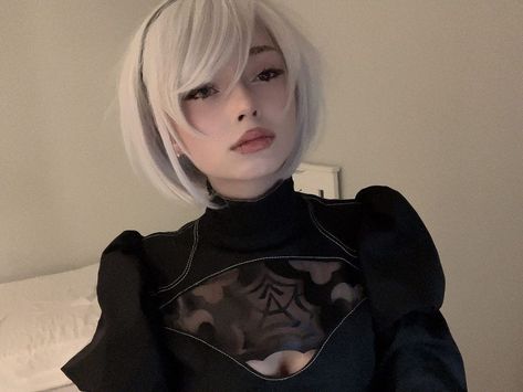 Nier Automata Cosplay, 2b Cosplay, Hard Photo, 2b Nier Autómata, Female Pose Reference, Seductive Clothes, Nier Automata, Cute Cosplay, Cosplay Makeup