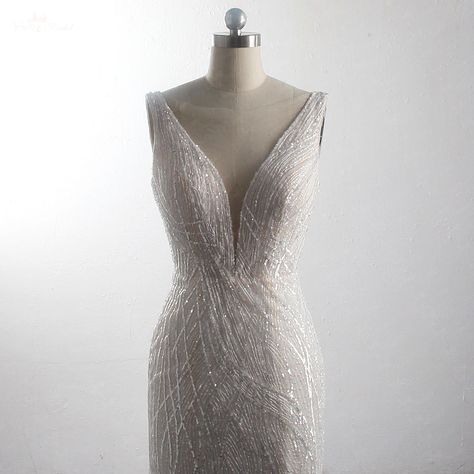 Wedding Dress Sparkly, Long Bridal Gown, Beaded Wedding Gowns, Glitter Wedding Dress, Sparkle Wedding Dress, Sparkly Wedding, Wedding Reception Dress, Sparkle Wedding, Reception Dress