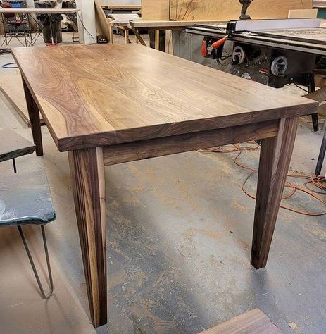 wood, woodworking, woodwork, woodshop, taperedleg, diningtable, walnut, farmtable, monderntable Reclaimed Wood Table, Wood Tables, Farm Tables, Marble Cake, Reclaimed Wood Furniture, The Marble, Live Edge Table, Farm Table, Boston Ma