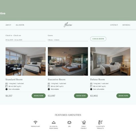 This is our newest project for a hotel service website, called Jarica. On this page, you could easily set some information such as check-in - check-out, and the number of guests.

Click on my project to see more.

#travel #traveling #branding #ui #uidesign #webdesign #wwebsite #checkout #booking #bookinhapp #hotel Airbnb Inspiration, Hotel App, Hotel Website Design, Hotel Booking Website, Travel Website Design, Service Website, Card Ui, Hotel Marketing, Booking Website