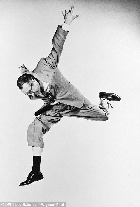 Philippe Halsman, Fun Poses, Harold Lloyd, Action Pose Reference, Anatomy Poses, Body Reference Poses, Human Poses Reference, Famous Stars, Silent Movie