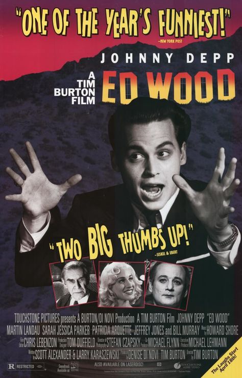 Ed Wood Ed Wood Movie, George The Animal Steele, Howard Shore, Film Thriller, Cam Gigandet, Ed Wood, Vincent D’onofrio, Johnny Depp Movies, Tim Burton Films