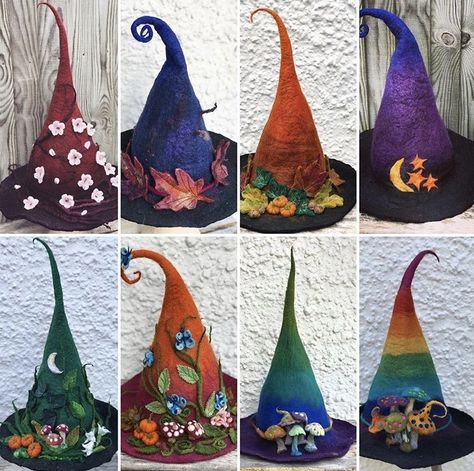 2022 Costumes, Felt Witch, Felt Witch Hat, Tovad Ull, Hat Decor, Neil Patrick, Witch Costumes, Neil Patrick Harris, Witches Hat