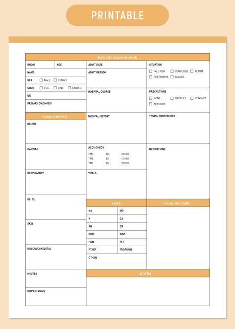 Pcu Nurse Report, Lab Sheet Template, Nursing Shift Report Sheet, Nursing Shift Organization Sheet, Shift Report Template Nurse, Med Surg Nursing Report Sheet, Nurse Assessment Sheet Templates, Report Sheets For Nurses Templates, Ob Nurse Report Sheet