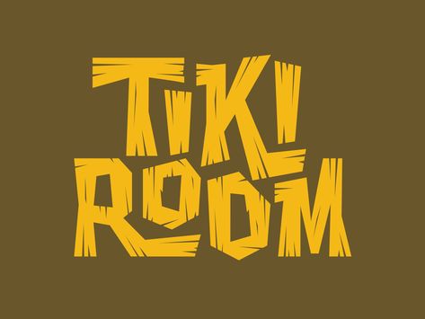 Tiki Graphic Design, Tiki Lettering, Tiki Logo, Tiki Font, Jordan Wilson, Tiki Design, Social Media Campaign Design, Tiki Oasis, Tiki Art