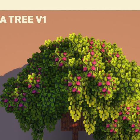 DisneyArchitect on Instagram: "Azalea Tree Design V1 Bricks and Bits RP is showcased in this video, releasing soon on my Discord Server! Invite link is in my bio Follow for more nature-focused Minecraft Builds! #minecraft #minecraftbuilds #minecraftideas #minecraftinspiration #minecrafttimelapse" Custom Azalea Tree Minecraft, Azalea Tree, Minecraft Tree, Mc Builds, 3d Pixel, Minecraft Builds, Minecraft Ideas, Tree Design, Discord Server