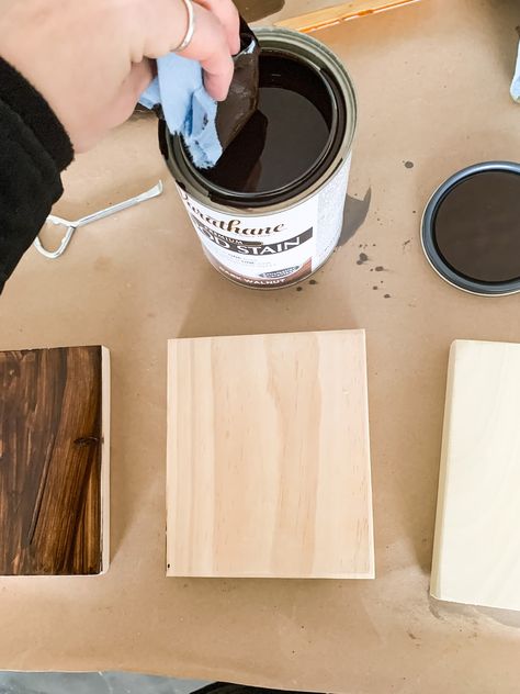 Everything you've ever wanted to know (and then some!) about how to stain wood. Tips and tricks for staining and sealing wood projects. #diy #doityourself #woodworking Guy Home Decor, Staining Pine Wood, Staining Wood Furniture, How To Stain Wood, Interior Design Elegant, Sealing Wood, Old Kitchen Tables, Diy Wood Stain, Stain Wood