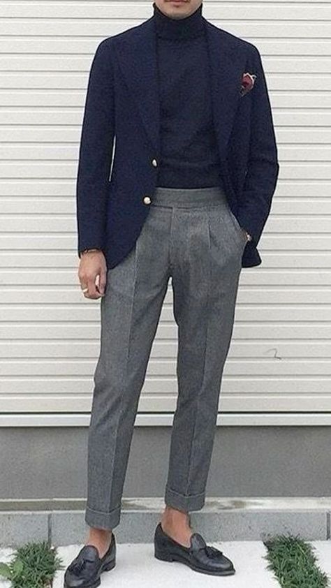 Grey Pants Men Outfit, Cool Mens Suits, Grey Pants Outfit Men, Mens Suits Style, Masculinity Quotes, Best Suits For Men, Suit Combinations, Suits Style, Quotes Empowering