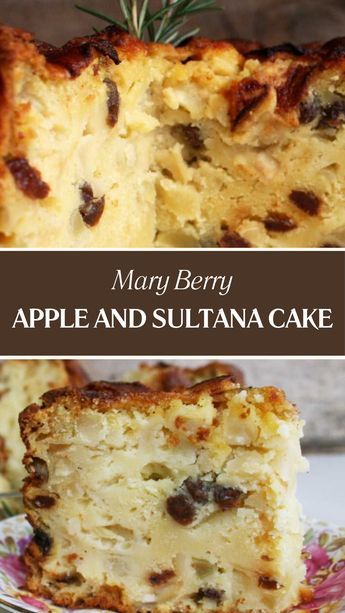 Mary Berry’s apple and sultana cake is a moist and tasty treat made with fresh apples, sultanas, and a few other simple ingredients. It is named after Mary Berry, a famous baker. Apple And Sultana Cake, Sultana Cake Moist, Apple Pulp Recipes, Mary Berry Desserts, Mary Berry Recipes Baking, Mary Berry Recipes, Mary Berry Cakes, Sultana Cake, British Baking Show Recipes