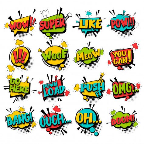 Font Wallpaper, Comic Pop Art, Summer Font, Bubble Letter Fonts, Pop Art Background, Comic Bubble, Doddle Art, Comic Text, Desain Buklet