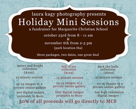 holiday mini session fundraiser Photography Fundraiser Ideas, Mini Session Pricing, Riding Ideas, Therapeutic Riding, Photography Price List, Pta Ideas, Pto Ideas, Holiday Mini Session, Photography Mini Sessions