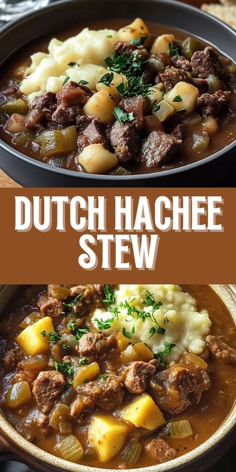 🍲 Warm up with this classic Dutch Hachee Stew recipe! Slow-cooked, tender beef with caramelized onions in a rich, flavorful gravy – it’s the perfect comfort food for cozy evenings. 🇳🇱 Whether you're new to Dutch cuisine or a fan of hearty stews, this recipe is a must-try. Serve it over mashed potatoes or rice for a satisfying meal your family will love. ❤️ #DutchCuisine #ComfortFood #BeefStew #EasyRecipes Dutch Cuisine, Chicken Breast Crockpot Recipes, Over Mashed Potatoes, Crockpot Chicken Breast, Slow Cooker Beef Stew, Crockpot Dishes, Tender Beef, Hearty Stews, Stew Recipe