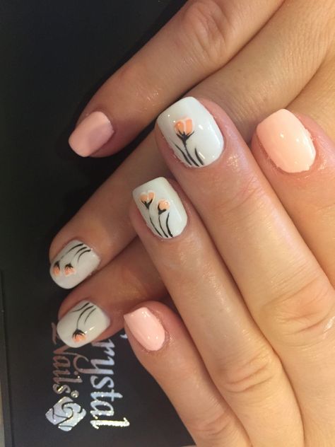 Art Ideas Flowers, 15 Nails, Nail Natural, Ombre Nail, Floral Nail Designs, Nail Art Designs Summer, Nail Art Wedding, Spring Nail Art, Nail Nail