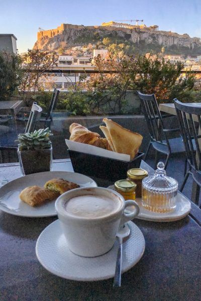 Athens Honeymoon, Breakfast With View, Hotels In Athens Greece, Greece Aesthetics, Honeymoon On A Budget, Athens Hotel, Athens Travel, Greece Hotels, Greece Trip