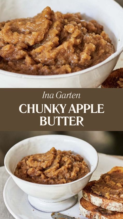 Ina Garten Chunky Apple Butter Apple Butter Recipe, Diced Apples, Butter Recipes, Cooked Apples, Granny Smith Apples, Fresh Apples, Apple Butter, Granny Smith, Butter Recipe