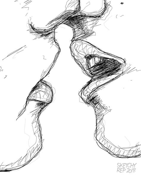 Sketch Lips, Kissing Drawing, Lips Sketch, Lip Drawing, Manga Studio, Kissing Lips, Kiss Art, I Got Your Back, Body Sketches