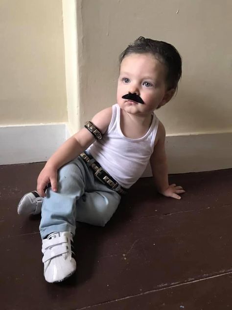 Toddler Boy Diy Halloween Costumes, Funny Baby Halloween Costumes For Boys, Diy Baby Halloween Costumes For Boys, 9 Month Old Halloween Costumes, Halloween Costume Toddler Boy, Halloween Costumes With Mustaches, Halloween Boy Costumes, Two Year Old Halloween Costumes Boy, Infant Old Man Costume