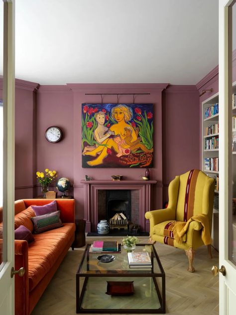 World's best interior designers: the 21 top designers today | Homes & Gardens Shades Of Purple Paint, Purple Living Room, Luxurious Room, Townhouse Designs, Salon Suites, H Design, Loft Spaces, Interior Design Studio, Sitting Room