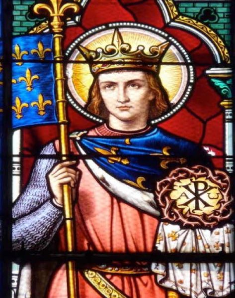 Marie-Julie Jahenny sees King St. Louis IX of France  St. Louis Reveals he will be Insturmental in Crowning the Great Catholic Monarch - Special Prayer Revealed in His Honour Catholic Saints Prayers, Happy Feast Day, Catholic Decor, Stained Glass Church, Special Prayers, French History, Beautiful Prayers, August 25, Catholic Art