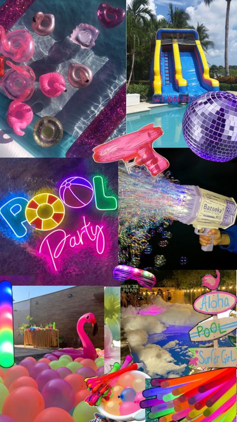 Summer Pool Party, Pool Birthday Party, Summer Pool, 15th Birthday, 13th Birthday, Pool Party, Bachelorette Party, Summer Vibes, Party Decorations