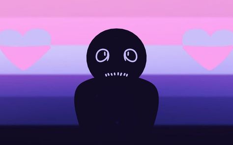 A gender related to a mysterious, unknown creature/monster that looks kinda scary but it's actually nice and cuddly [coined by me] Reposted bc i redesigned it a little bit to be more symmetrical Xeno Hoard, Xenogender Hoard, Gender Pronouns, Gender Flags, Gotta Catch Them All, Lgbtq Flags, Catch Em All, Pride Flags, Reaction Pictures