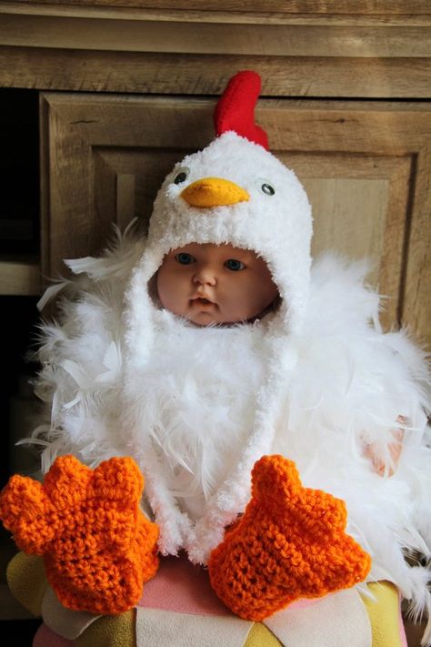 Crochet Chicken Costume Chicken Hat Photo Prop Baby Chicken | Etsy Baby Chicken Costume, Chicken Costume, Handmade Halloween Costumes, Chicken Hats, Boys Costumes, Chicken Costumes, Baby Boy Halloween, Baby Chicken