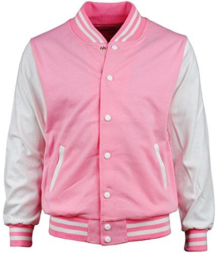 Shifting Outfits, Team Jackets, Varsity Jackets, Letterman Jacket, Pink Outfit, Gym Workout, White Cotton, Gym Workouts, Pink White