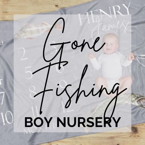 Maine Themed Nursery, Fishing Nursery Ideas, Fishing Nursery Decor, River Nursery Theme, Fishing Baby Nursery, Nursery Fishing Theme, Fisherman Nursery, Baby Boy Fishing Nursery, Boy Fishing Nursery