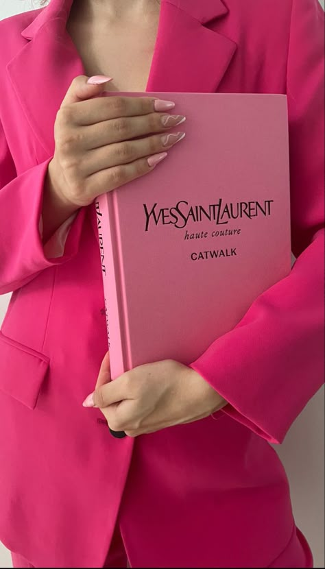 girl pink suit pink outfit ysl designer book pink book outfit idea designer ysl Pink Business Photoshoot Ideas, Business Pink Aesthetic, Ysl Pink Aesthetic, Zara Astethic, Pink Boss Aesthetic, Girl Boss Aesthetic Pink, Pink Suit Aesthetic, Pink Business Woman, Dark Pink Clothes