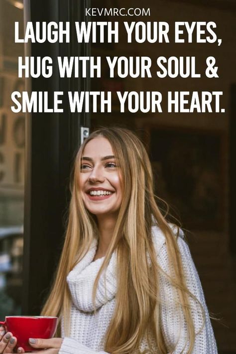 Laugh with your eyes hug with your soul and smile with your heart. Looking for the best smile quotes? You will find 300 smile quotes in this post split into different categories, to make it easy to find exactly the type of smile quotes you want. smile quotes inspirational | smile captions instagram | quotes about smile | you make me smile quotes | smile quotes instagram | smile quotes funny | keep smiling quotes | your smile quotes | smile quotes inspirational happy #smile #smilequotes Caption For Beautiful Smile, Smile Thoughts Beautiful, Keep Laughing Quotes, Happy Quotes About Life Smiles Funny, Laugh Quotes Life Happy, Its Me Quotes About Me, Feeling Happy Quotes Smile, Smile Quotes Happy Beautiful, Smiling Quotes Inspirational