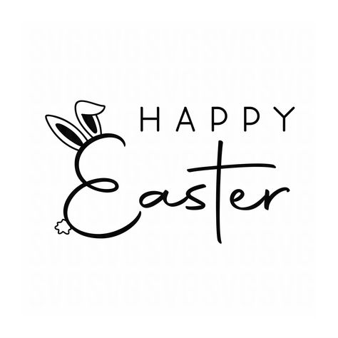 Happy Easter Images, Girls Png, Happy Easter Sign, Easter Svg Files, Happy Easter Svg, Engraving Ideas, Reindeer Face, Easter Images, Easter Flowers