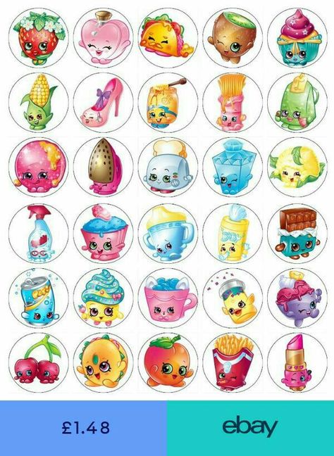 Shopkins Costume, Paper Fairy, Shopkins Characters, Shopkins Cake, Edible Wafer Paper, Shopkins Party, Fairy Cake, Plastic Canvas Tissue Boxes, Disney Sketches