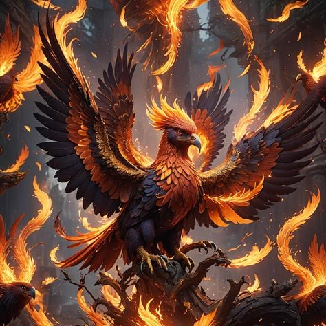 Fire Phoenix Art, Phoenix Fantasy Art, Tattoo Secret, Real Phoenix Bird, Phoenix Rising From Ashes, Phoenix Mythology, Phoenix Animal, Phoenix Bird Art, Phoenix Reborn