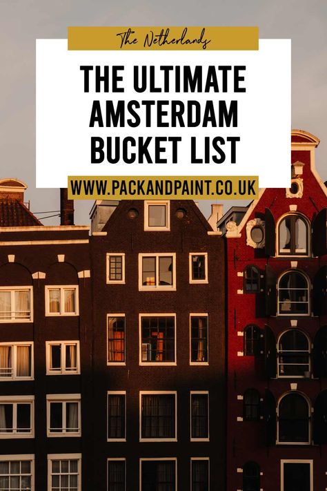 Amsterdam Bucket List: Things You CAN'T Miss (2024 Guide) Amsterdam In October, Amsterdam City Centre, Amsterdam Itinerary, Amsterdam Bucket List, Dancing House, Anne Frank House, Dam Square, Unique Facts, Visit Amsterdam