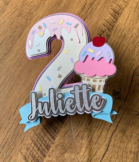 Sweet Treats Birthday Party, Treats Birthday Party, Ice Cream Cake Topper, Donut Cake Topper, Treats Birthday, Cream Birthday Party, Ice Cream Birthday Cake, Donut Cake, Ice Cream Birthday Party