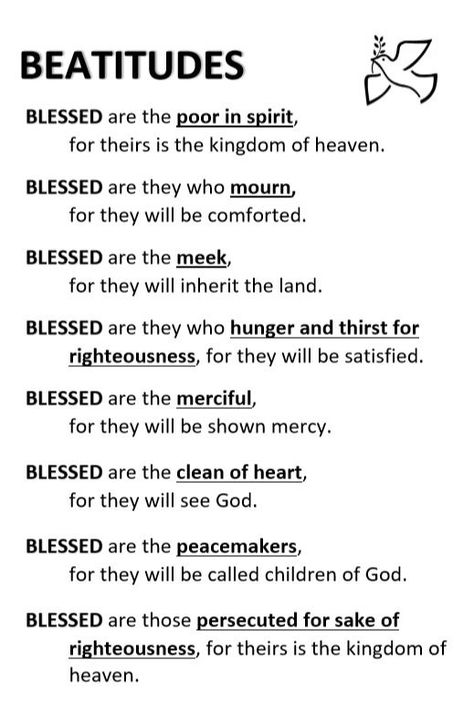 Beattitudes Free Printable, The Beatitudes Printable, Beatitudes Activities, Beatitudes Printable, Be Attitudes, Beatitudes For Kids, The Beatitudes, The 50 States, Catholic Bible