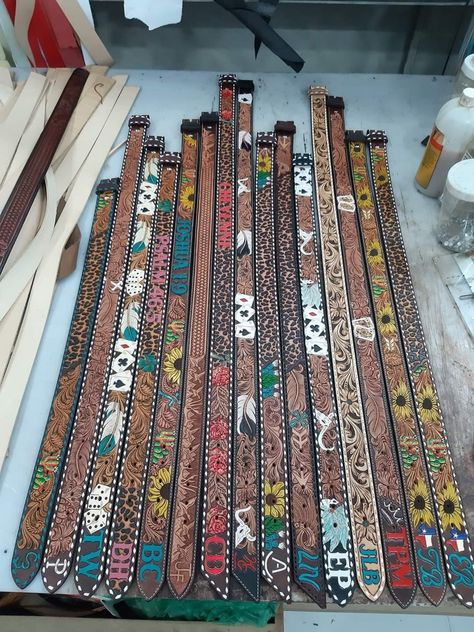 Western Tooled Leather Belt, Western Leather Belts For Women, Western Belt Designs, Custom Leather Belts With Name, Tooled Leather Belts Women, Western Leather Belt Designs, Custom Western Belts, Custom Leather Belts Western, Custom Leather Belt