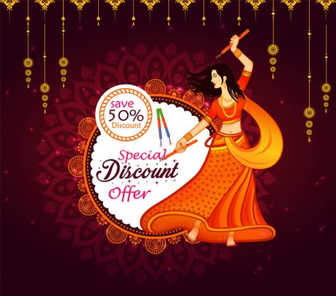 Abstract big navratri sale offer background. Premium Vector | Premium Vector #Freepik #vector #background #banner #abstract-background #poster Navratri Offer, Offer Background, Maa Ambe, Motivational Videos For Students, Offer Poster, Business Graphics, Navratri Special, Happy Navratri, Dental Problems