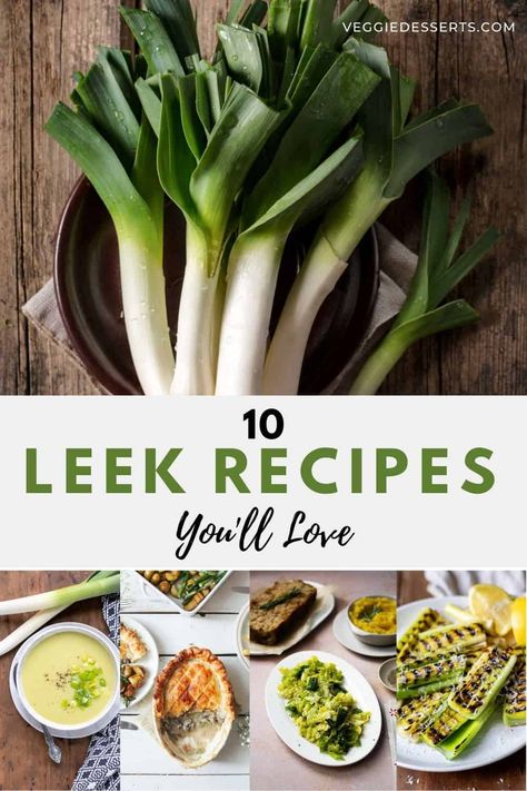 Wondering what leeks are? How to cut them, how to prep them and what recipes you can cook? I've got you covered with Leek 101 guide to this tasty vegetable from the onion family. Leeks Recipe Healthy, Leeks Side Dish, Leek Recipes Side Dishes, How To Cook Leeks, Grilled Leeks, Roasted Leeks, Leek Pasta, Vegan Pot Pies, Onion Leeks