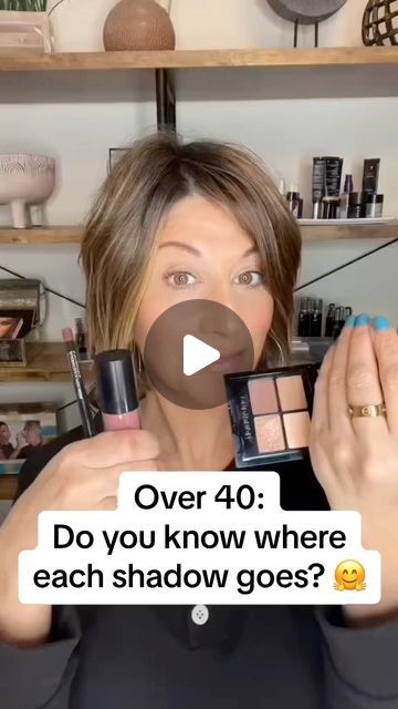 Jodi O'Donnell on Instagram: "Beauty over 40: Eyeshadow demo on  how to apply an eyeshadow palette! 🤗🎨 #mua  #matureskin  #beautyover40  #over50club  #makeupbeginners  #makeuptutorial  #fypage  #makeup  #makeuptipsandtricks #eyeshadowtutorial #eyeshadowpalette  @highlight" How To Apply Eye Makeup Over 50, Best Eyeshadow For Blue Eyes Over 50, How To Apply Makeup For Over 50, How To Put On Eyeshadow, Mac Eyeshadow Looks, Avon Makeup Tutorial, Quick Eye Makeup Tutorial, Revlon Eyeshadow, Winter Eyeshadow