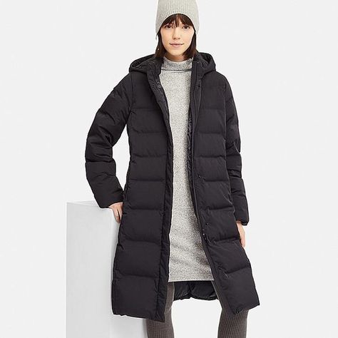 Uniqlo Seamless Down Long Coat Uniqlo Puffer Jacket Outfit, Puffer Jacket Outfit Women, Long Puffer Jacket Outfit, Uniqlo Puffer Jacket, Puffer Jacket Outfits, Uniqlo Coat, Long Winter Coats Women, Puffer Jacket Outfit, Jacket Outfit Women