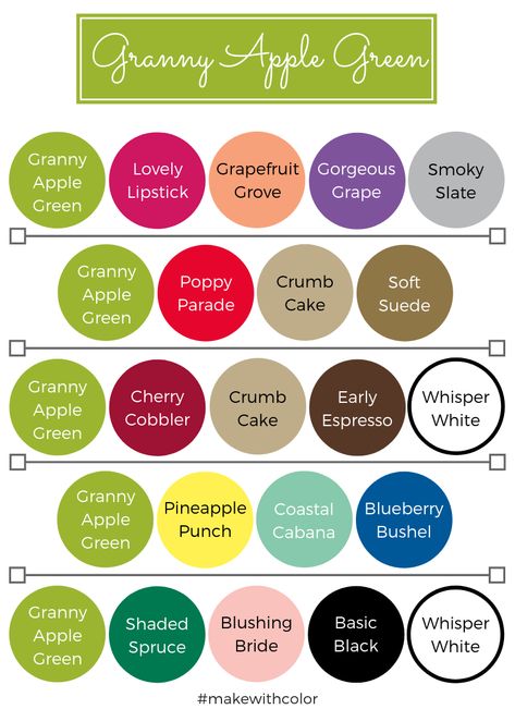 Color Inspiration – Part 3 | Mackenzie Makes Color Of The Week, Flamingo Color, Colour Combos, Color Psychology, Color Pairing, Pink Sand, Colour Combinations, Color Charts, Apple Green