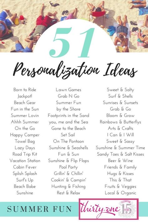 Thirtyone 2020/thirtyone/ organization Thirty One Personalization Ideas, Thirty One Games, Thirty One Uses, Thirty One Thermal, Personalization Ideas, Road Trip Kit, 31 Party, Thirty One Organization, 31 Bag