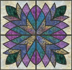 Cleopatra’s Fan Quilt Pattern, Cleopatra Fan Quilt Pattern, Cleopatras Fan Quilt Pattern, Cleopatra Fan Quilt, Fan Quilt Pattern, Cleopatras Fan Quilt, Fan Quilts, Fan Quilt, Stained Glass Quilt