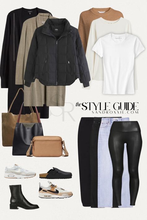 Winter outfit, casual outfit, cardigan outfit, edgy vibe outfit, black outfit, street style outfit Outfits For The Week, Skirts Ideas, Fall Winter Capsule Wardrobe, Styled Outfits, Timeless Outfits, Winter Capsule, Late Fall, Winter Capsule Wardrobe, Clothes Women