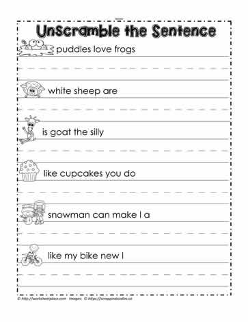 Unscramble the Sentence Unscramble Sentences Worksheets Grade 1, Sentence Scramble Worksheets, Kindergarten Phonetics, Unscramble Sentences Worksheets, Scrambled Sentences Worksheet, Unscramble Sentences, 2nd Grade English, Sentence Unscramble, Paragraph Worksheets