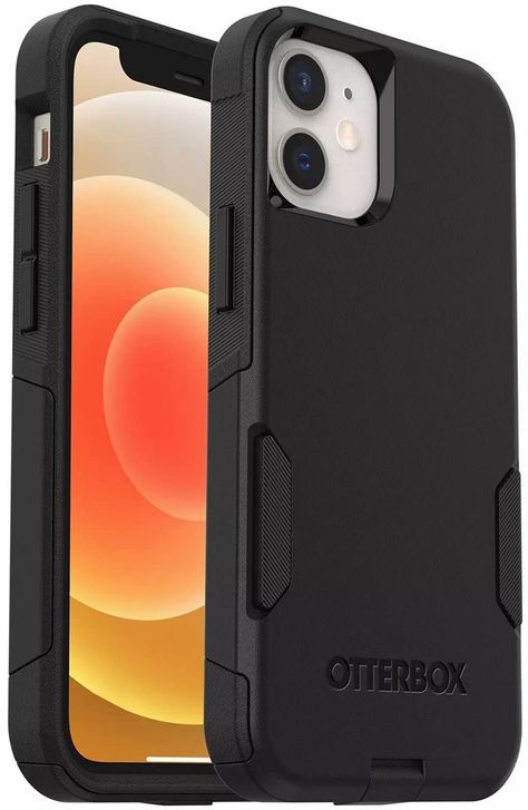 OtterBox COMMUTER SERIES Case for Apple iPhone 12 Mini - Black Stylish Iphone Cases, Black Iphone Cases, Apple Model, Apple Iphone 12, Otterbox Cases, Glitter Case, Otterbox Iphone, Pink Salt, Pro Black