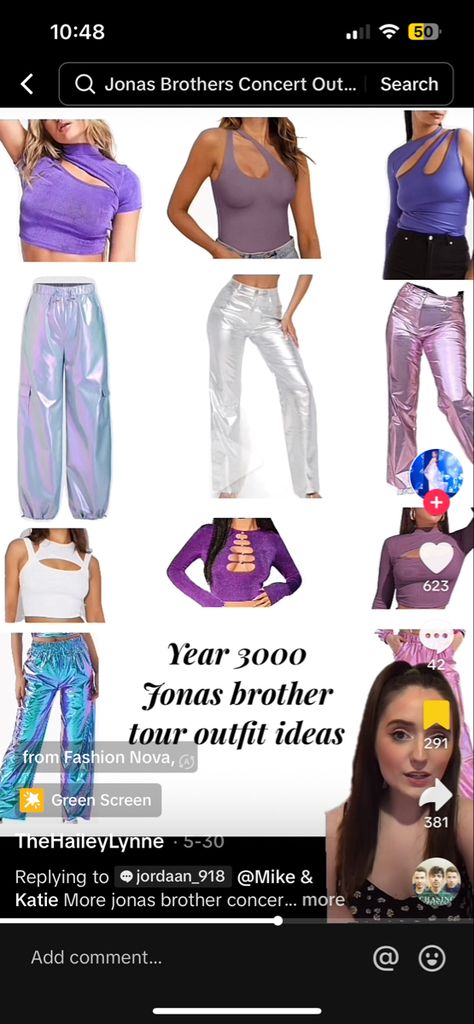 Jonas Brothers Themed Bachelorette, Year 3000 Theme Outfit Jonas Brothers, Year 3000, Jonas Brother, Tour Outfits, Concert Outfits, Jonas Brothers, Themed Outfits, Concert Outfit