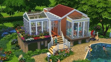 Sims 4 House Decor, Sims 4 Tiny Living, House Decor Ideas, Sims 4 House, Los Sims 4, Sims 4 House Plans, Sims 4 House Building, Sims 4 House Design, Casas The Sims 4